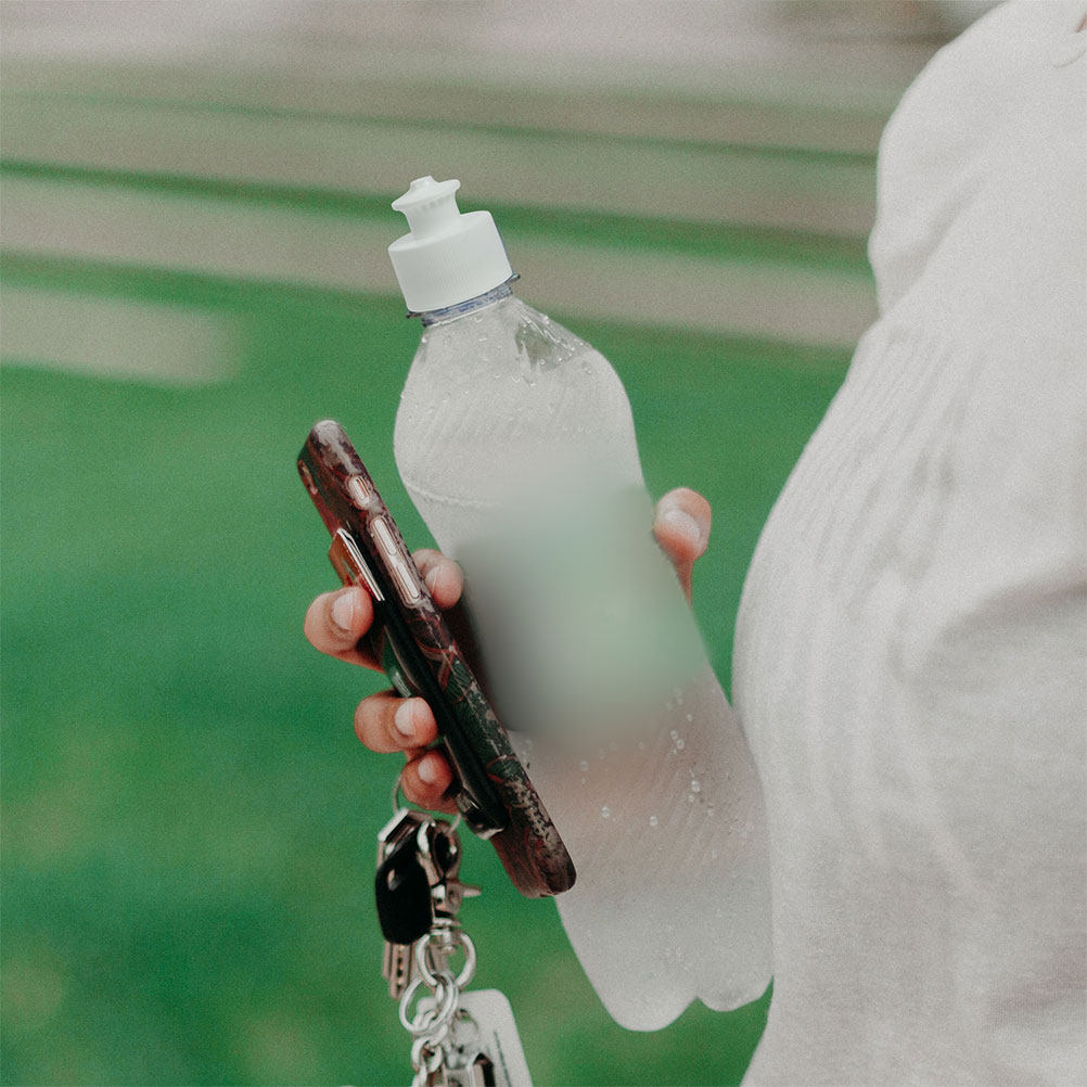 Outdoor Sport Glass Water Bottle - 30개 스포츠 물병 캡 푸시 버튼