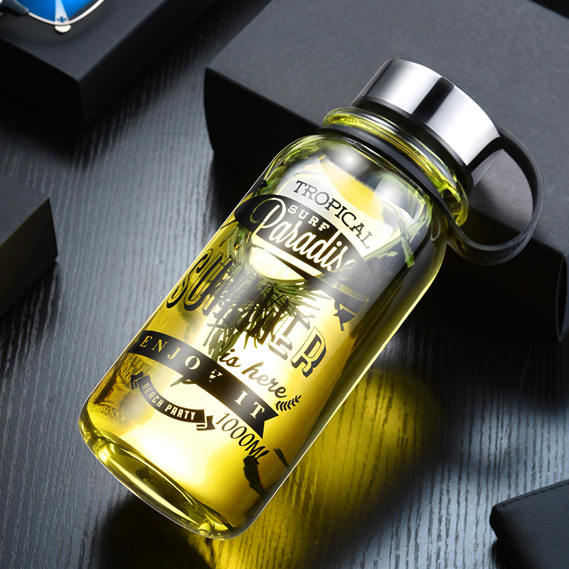 Outdoor Sport Glass Water Bottle - GIANXI 대용량 유리 물병, 휴대용 누수