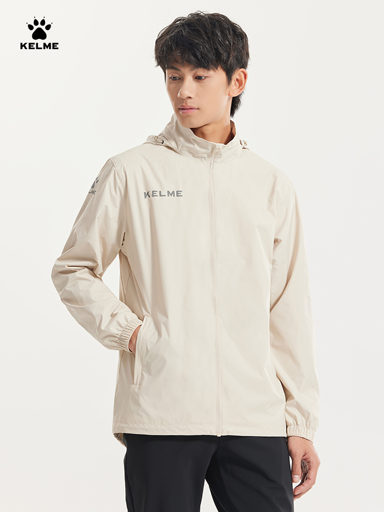 Outdoor Sport Windbreaker - KELME 남성용 스포츠 바람막이, 방풍 축구