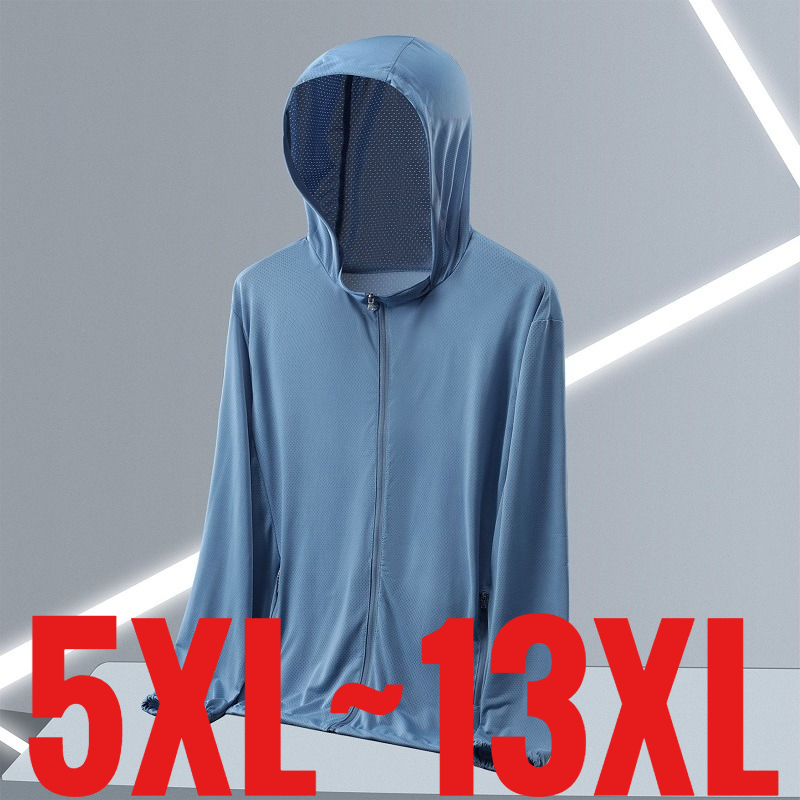 Outdoor Sport Windbreaker - 엑스트라 플러스 사이즈 남성용 자외선 차단