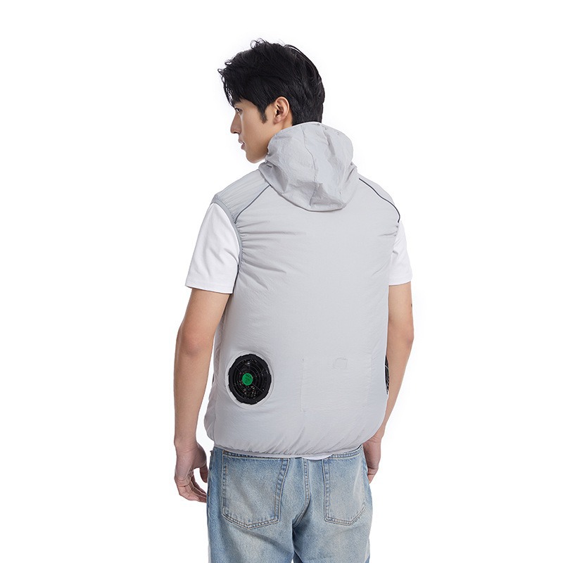 Outdoor Sport Brand Jacket - 여름 스포츠 팬 에어컨 쿨 남자