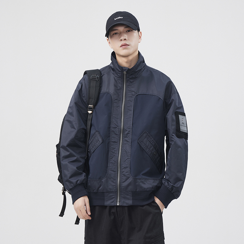 Outdoor Sport Brand Jacket - 남성용 캐주얼 재킷, 트렌디 브랜드, 스플라이스