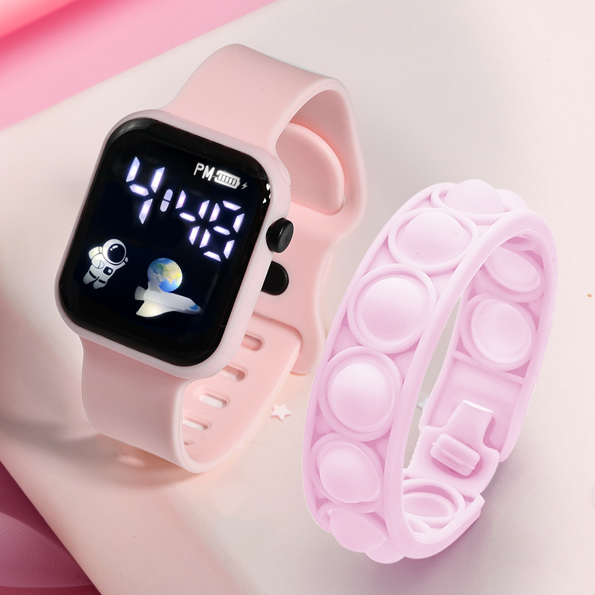 Outdoor Sport Smart Watch - 어린이 스마트 워치 팔찌, 심플하고 세련된