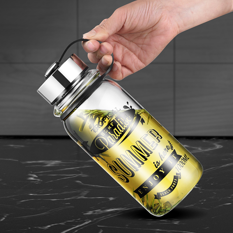 GIANXI 대용량 유리 물병, 휴대용 누수 방지 컵, - Outdoor Sport Glass Water Bottle 리뷰 및 가격