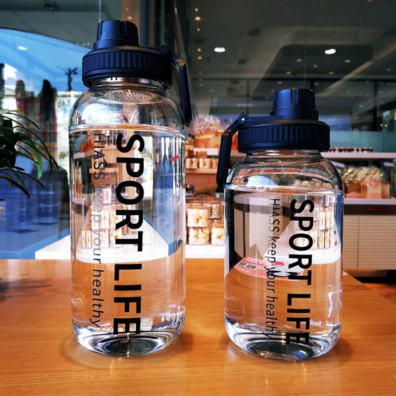 700ml/1000ml 대용량 휴대용 스포츠 유리 물병 - Outdoor Sport Glass Water Bottle 리뷰 및 가격