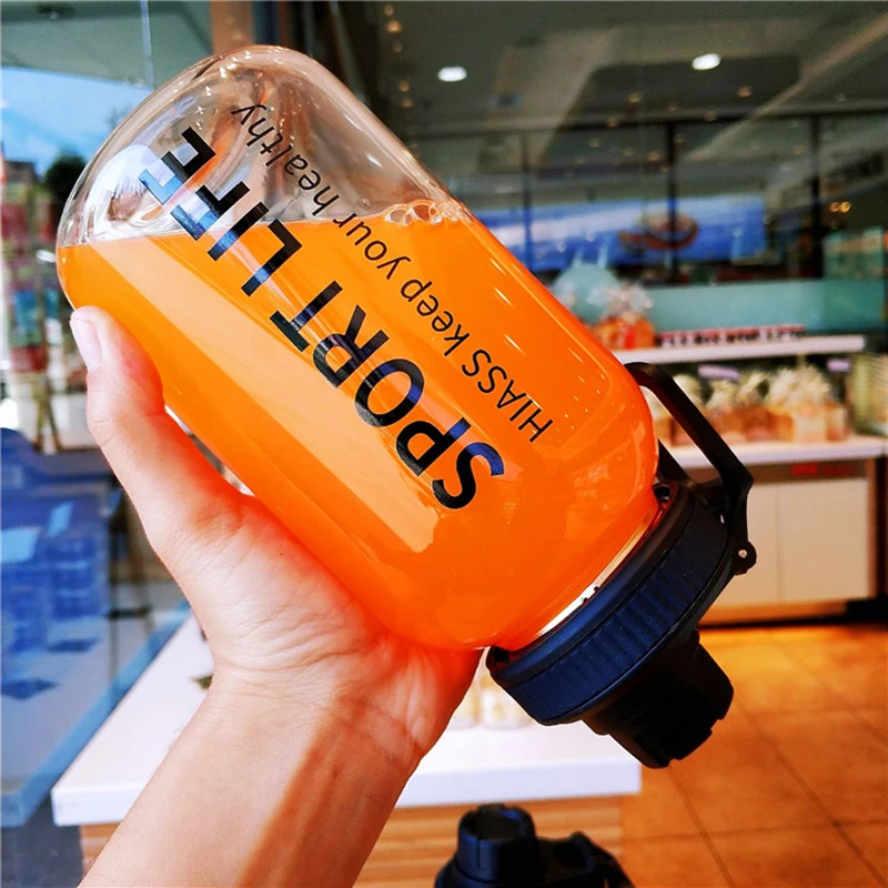 700ml/1000ml 대용량 휴대용 스포츠 유리 물병 - Outdoor Sport Glass Water Bottle 리뷰 및 가격