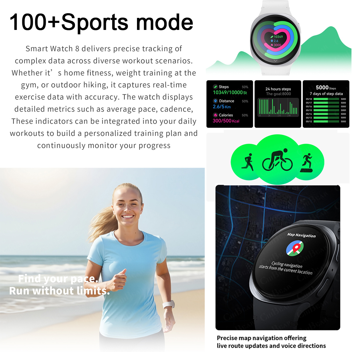 2026년 신형 시계 8 미니 GPS 트랙 스마트워치  - Outdoor Sport Smart Watch 리뷰 및 가격