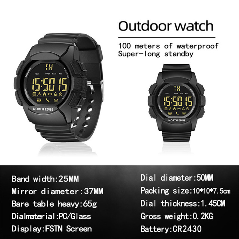 NORTH EDGE AK 100M 방수 야외 스포츠 스 - Outdoor Sport Smart Watch 리뷰 및 가격