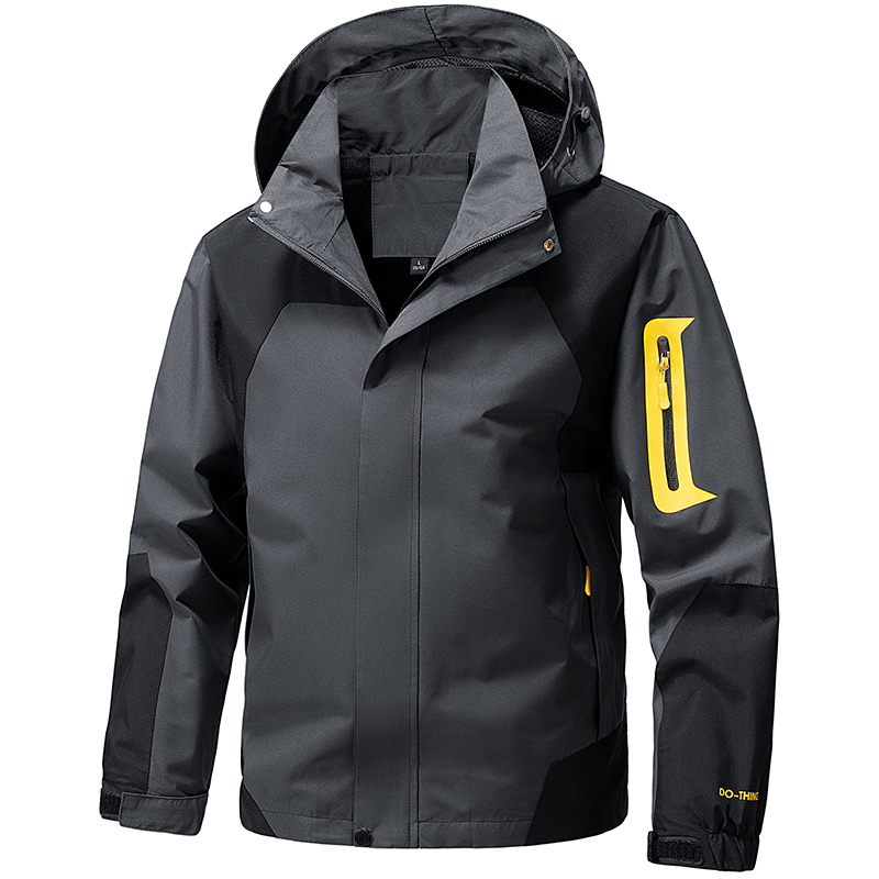 소프트쉘 아웃도어 자켓 남성용 지퍼업 후드 방수 자켓  - Outdoor Sport Windbreaker 리뷰 및 가격