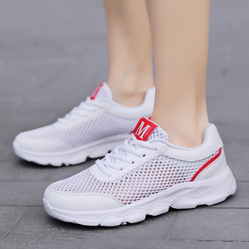 새로운 여름 통기성 운동화 여성 메쉬 여성 스포츠 신발 - Outdoor Sport Outlet 리뷰 및 가격