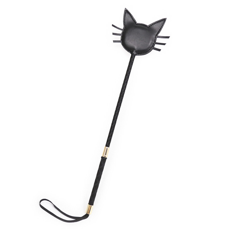 고양이 모양 탑 가죽 긴 스트레이트 채찍 라이딩 크롭  - Riding Crop Dressage 리뷰 및 가격