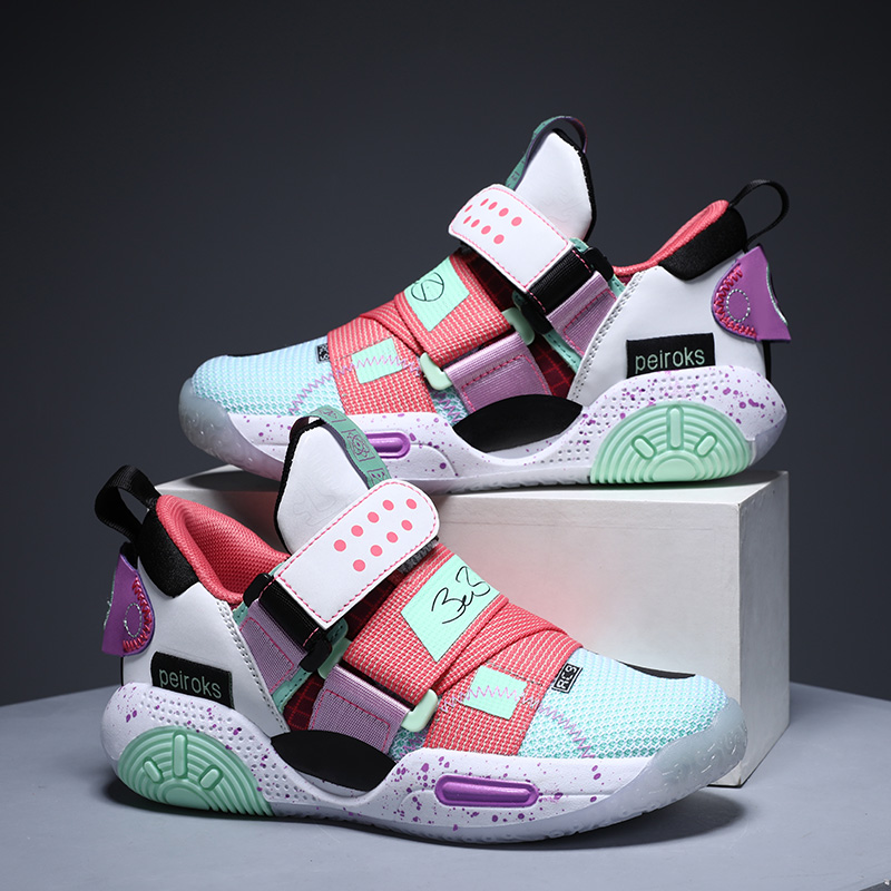 남아여아용 어린이 농구화, 미끄럼 방지 스포츠 신발,  - Outdoor Sport Brand Shoes 리뷰 및 가격
