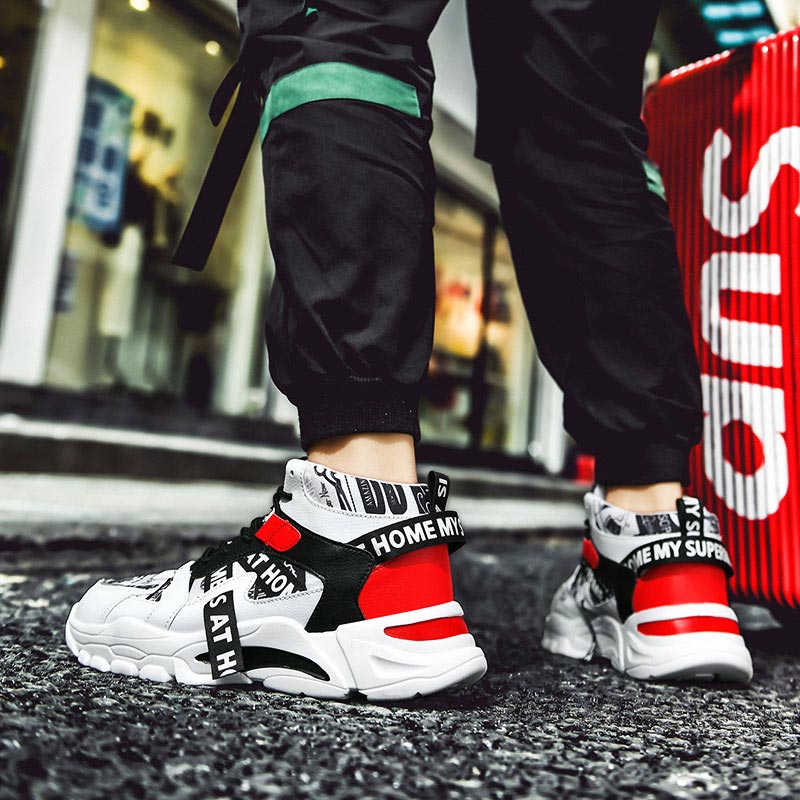 대형 사이즈 하이탑 청키 남자 스니커즈, 스포츠 신발, - Outdoor Sport Outlet 리뷰 및 가격