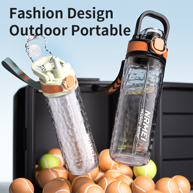 여름 스포츠 물병 빨대 포함, 트라이탄 컵, 원클릭 오 - Outdoor Sport Glass Water Bottle 리뷰 및 가격