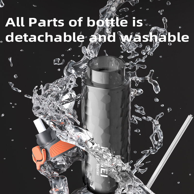 여름 스포츠 물병 빨대 포함, 트라이탄 컵, 원클릭 오 - Outdoor Sport Glass Water Bottle 리뷰 및 가격