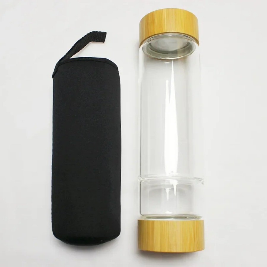 대형 크리스탈 천연 광석 병 다채로운 물병 야외 휴대용 - Outdoor Sport Glass Water Bottle 리뷰 및 가격