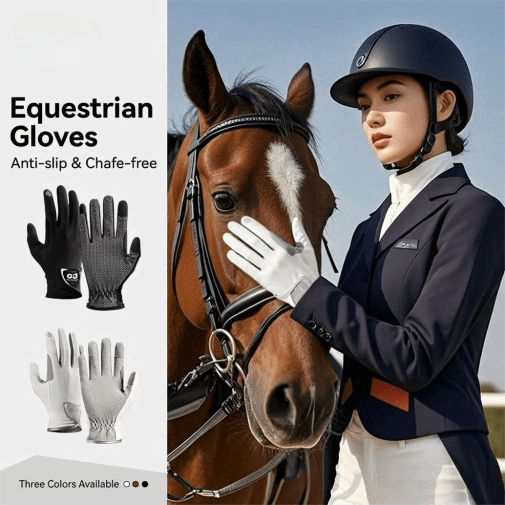 새로운 통기성 승마 장갑 미끄럼 방지 마찰 방지 승마  - Horse Riding Glove 리뷰 및 가격