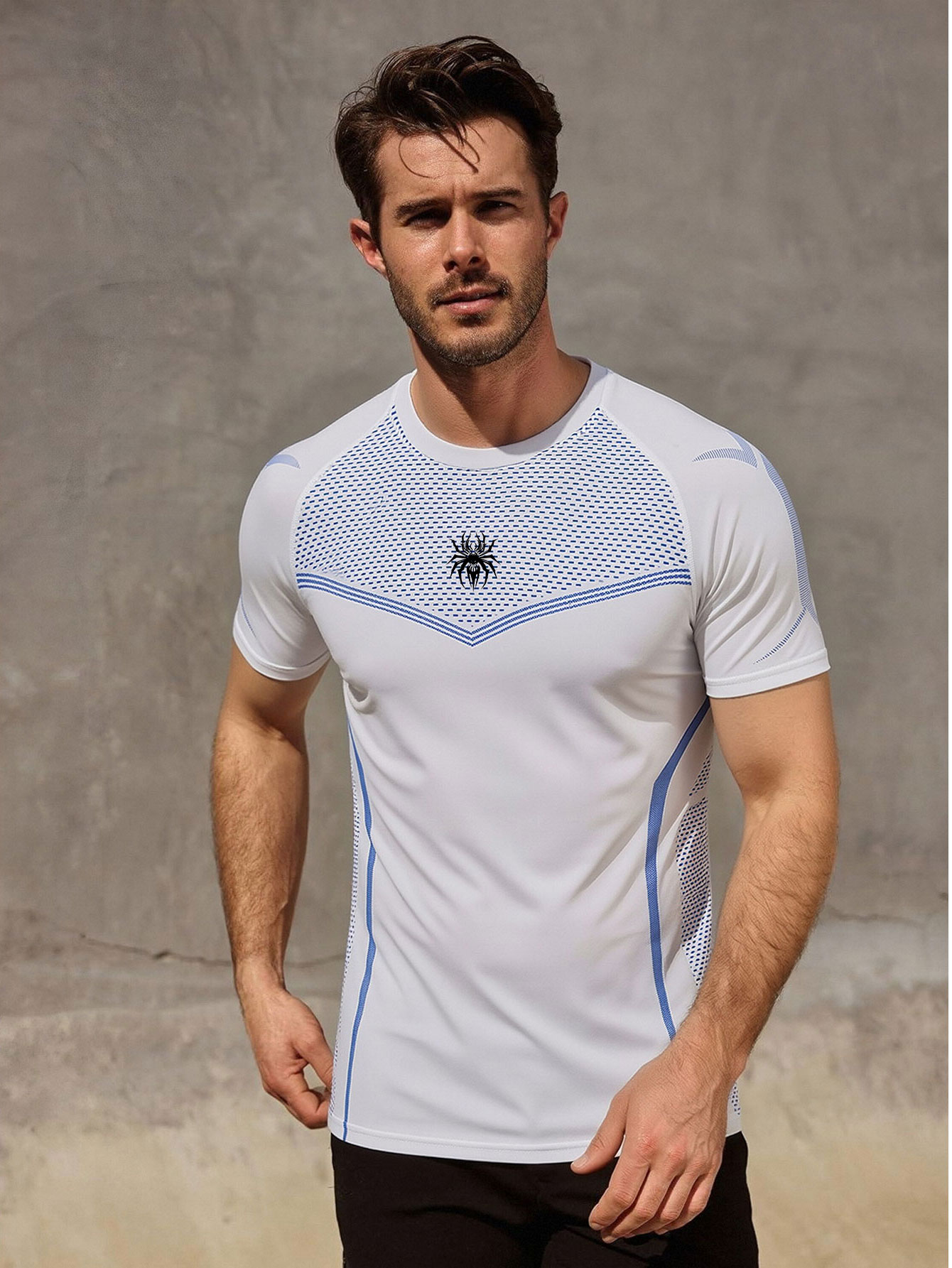 짐 허브 프린트 남성용 컴프레션 티셔츠 운동 스포츠 빠 - Outdoor Sport.Hub 리뷰 및 가격