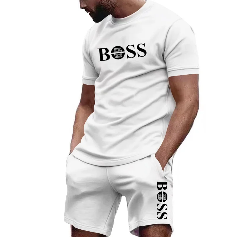 남성 투피스 스포츠웨어 반팔 티셔츠와 바지 세트 러닝  - Outdoor Sport Leisure 리뷰 및 가격