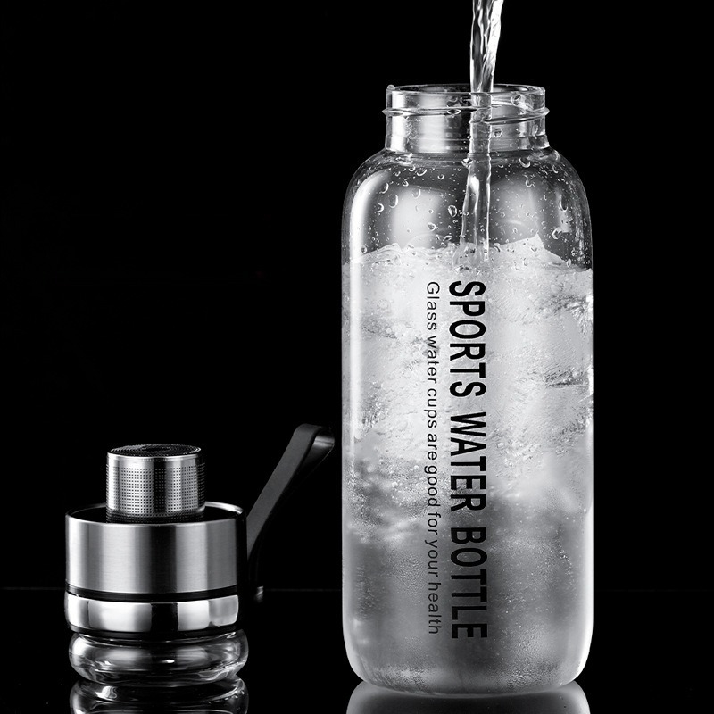 1.0/1.2L 유리 물병, 천 슬리브 포함, 보로실리 - Outdoor Sport Glass Water Bottle 리뷰 및 가격