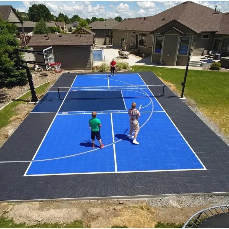 PP 피클볼 코트 바닥 타일, 휴대용 실내 및 실외 플 - Outdoor Sport Floor Tiles 리뷰 및 가격