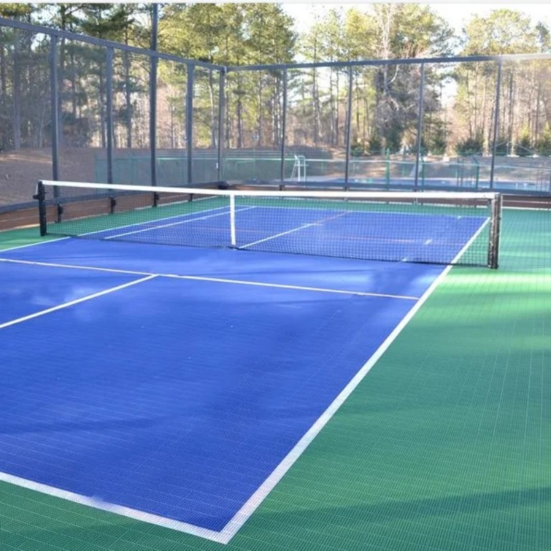 PP 피클볼 코트 바닥 타일, 휴대용 실내 및 실외 플 - Outdoor Sport Floor Tiles 리뷰 및 가격