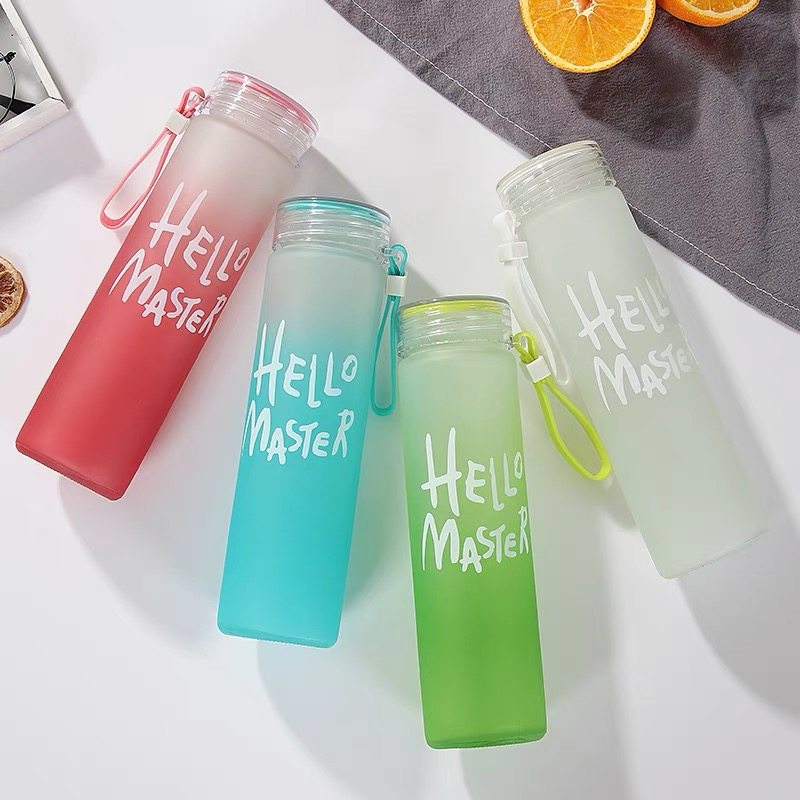 활동적인 라이프스타일을 위한 350ml 스포츠 실리콘  - Outdoor Sport Glass Water Bottle 리뷰 및 가격