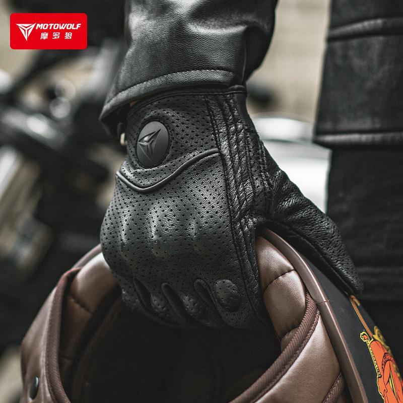 모토울프 오토바이 장갑 남성 가죽 라이딩 장갑 터치스크 - Horse Riding Glove 리뷰 및 가격