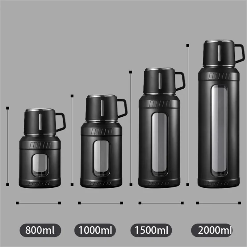 대용량 2L 유리 물병, 스트레이너/인퓨저 필터 포함, - Outdoor Sport Glass Water Bottle 리뷰 및 가격